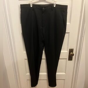 Haggar Black Men's Dress Pants - Classic Straight Leg